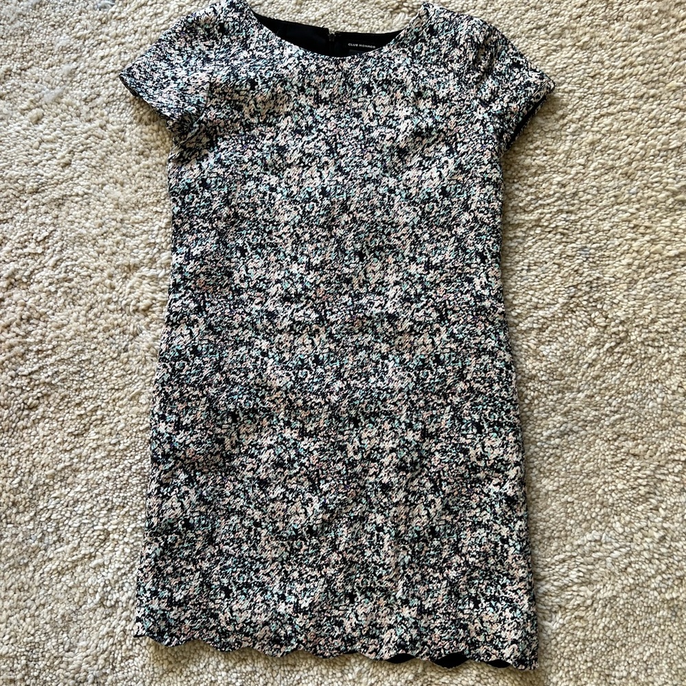 NEW Club Monaco silk wool blend dress size 2